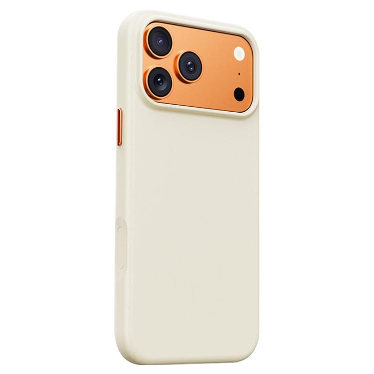 For iPhone 17 Pro Boundless Series Rock Sand Magnetic Phone Case(Beige)