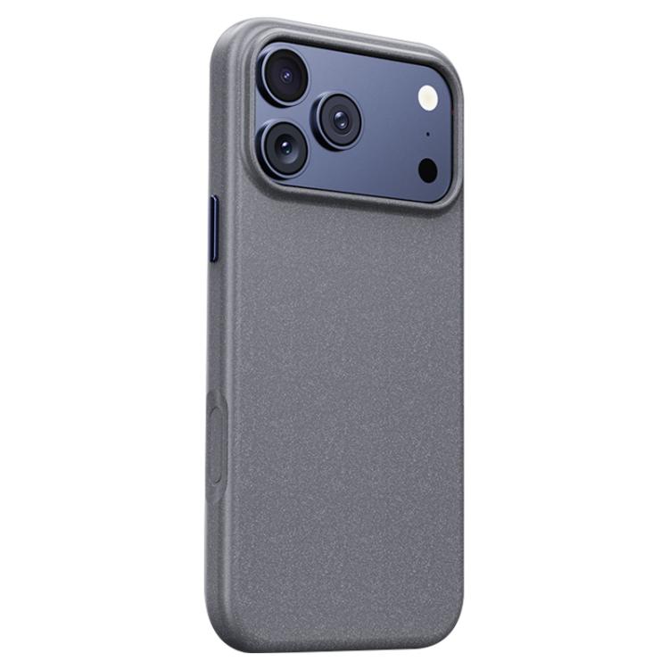 For iPhone 17 Pro Boundless Series Rock Sand Magnetic Phone Case(Grey)