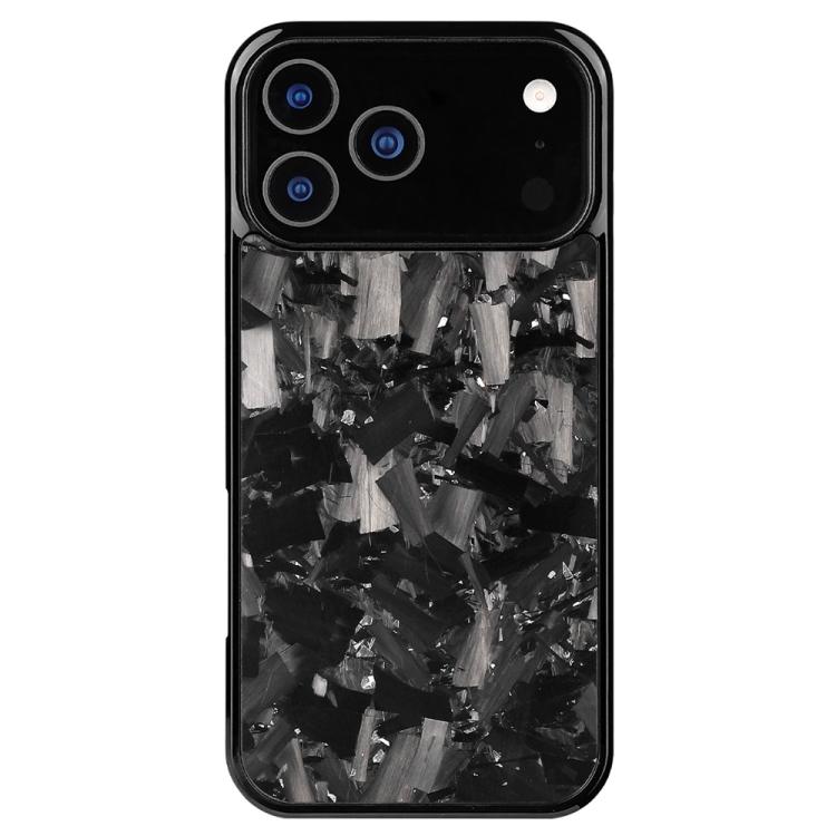 For iPhone 17 Pro Carbon Fibre PC + TPU Phone Case(Silver)