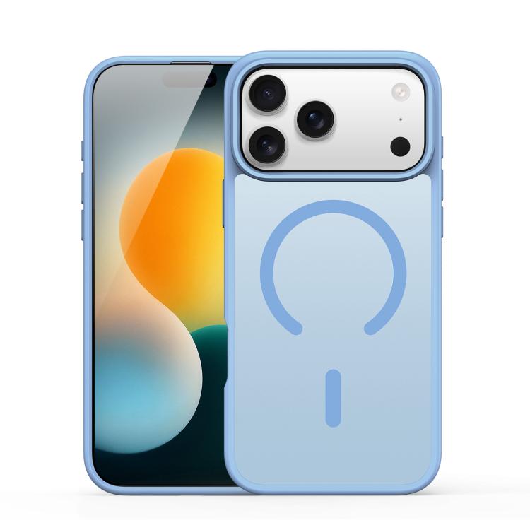 For iPhone 17 Pro DUX DUCIS Yind Series MagSafe TPU Hybrid PC Phone Case(Light Blue)