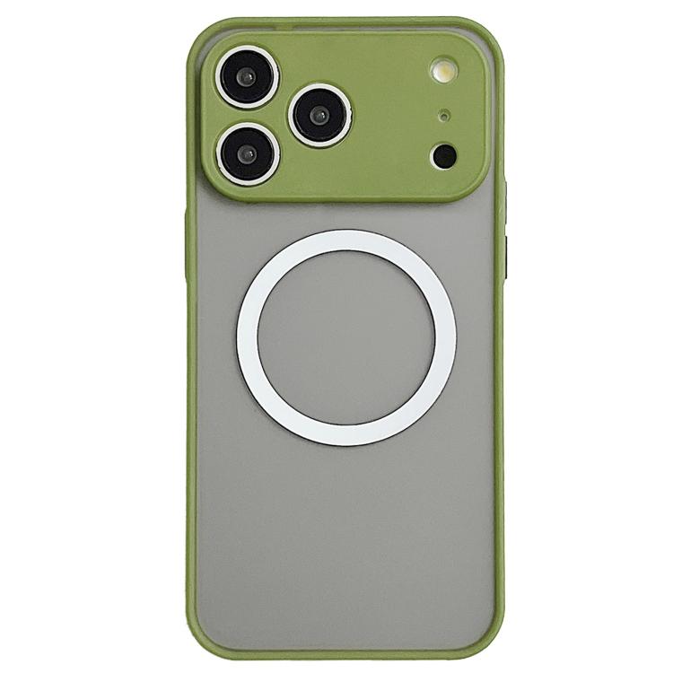 For iPhone 17 Pro Hawkeye Skin Feel MagSafe Phone Case(Army Green)