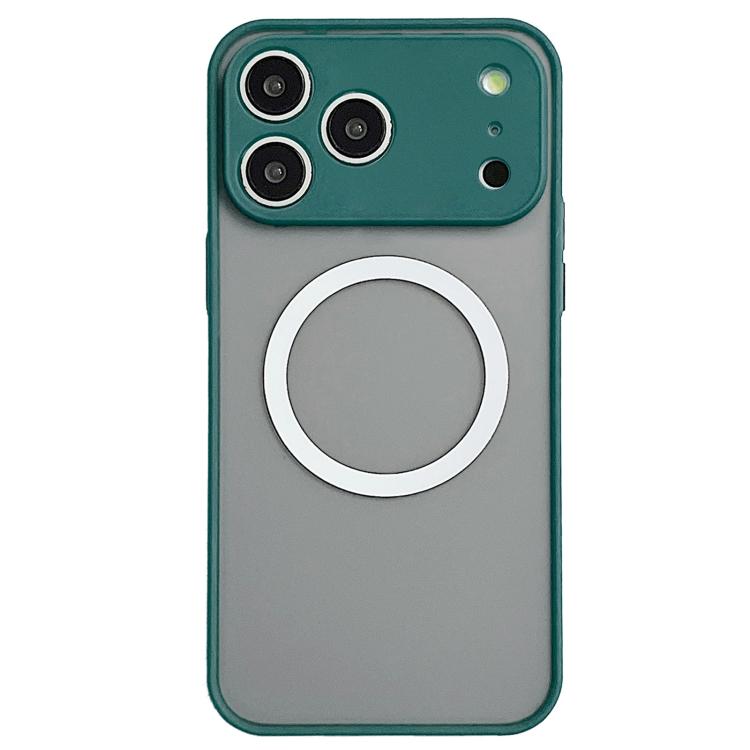 For iPhone 17 Pro Hawkeye Skin Feel MagSafe Phone Case(Dark Green)