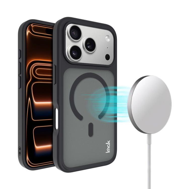 For iPhone 17 Pro imak UX-9C Series Magnetic Shockproof PC + TPU Phone Case(Black)