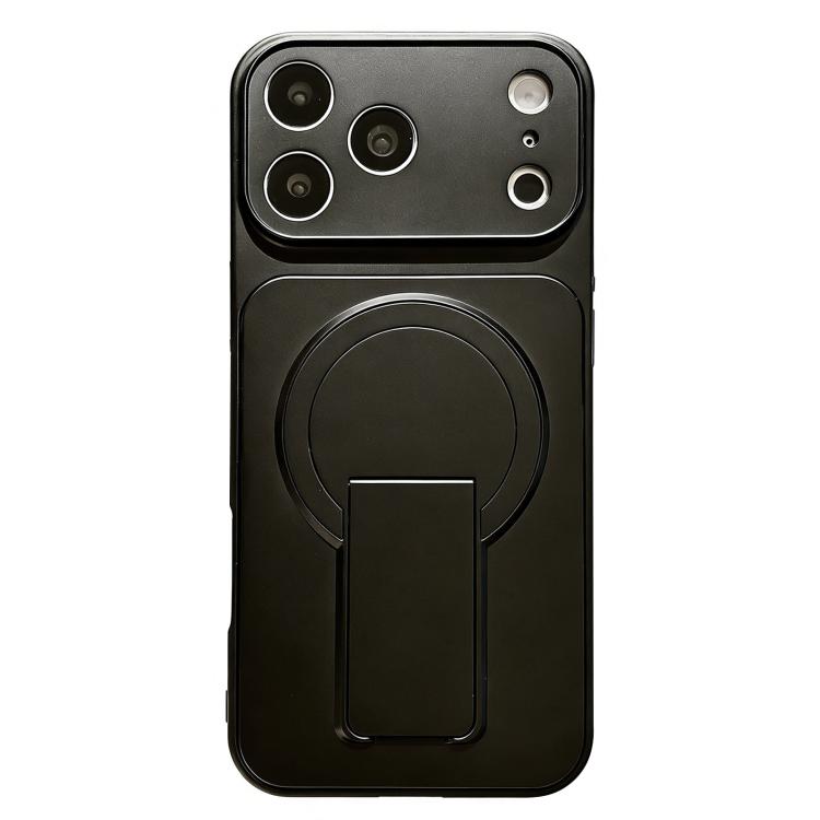 For iPhone 17 Pro Instantly Transforms Into 17 Pro Invisible Holder Magnetic Phone Case(Black)