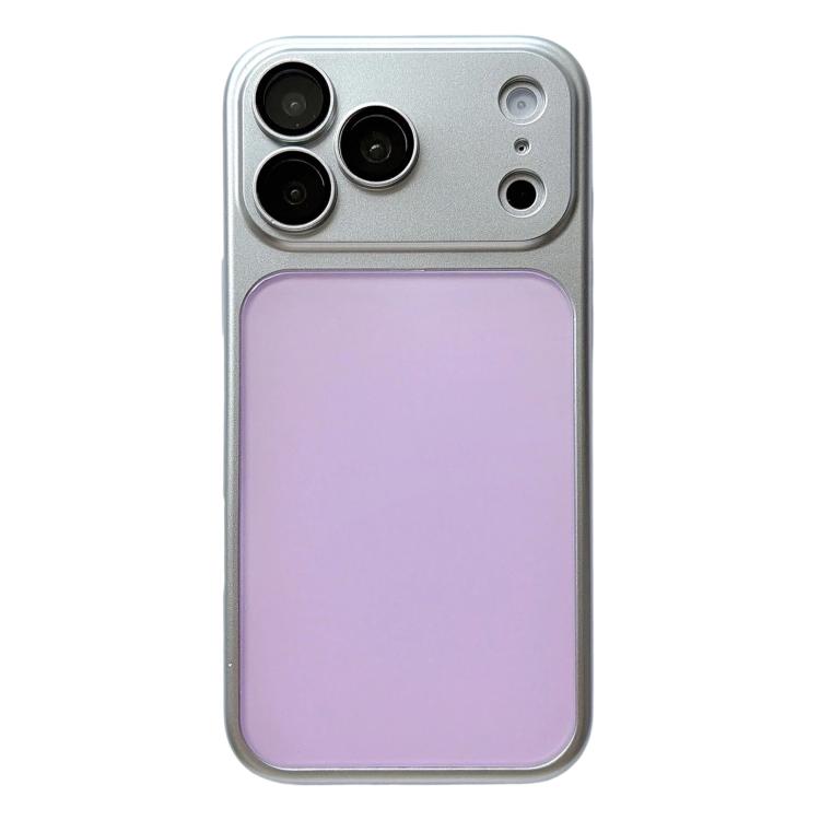 For iPhone 17 Pro Laser Colorful PC + TPU Shockproof Phone Case(Light Purple)
