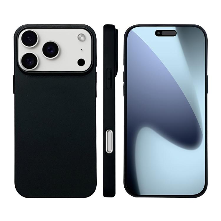 For iPhone 17 Pro Liquid Silicone Phone MagSafe Case(Black)
