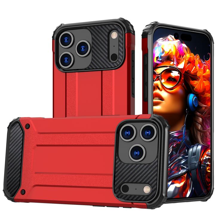 For iPhone 17 Pro Max Magic Armor TPU Phone Case(Red)