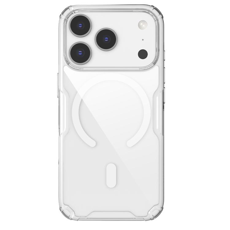 For iPhone 17 Pro NILLKIN Ultra Clear Magsafe PC + TPU Phone Case(White)