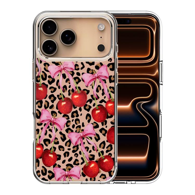 For iPhone 17 Pro Pattern Printing TPU + PC Magnetic Shockproof Phone Case(Leopard Print 022)