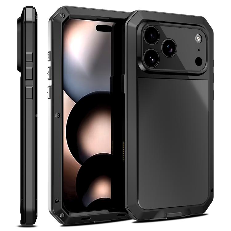 For iPhone 17 Pro Shockproof IP54 Life Waterproof Phone Case(Black)