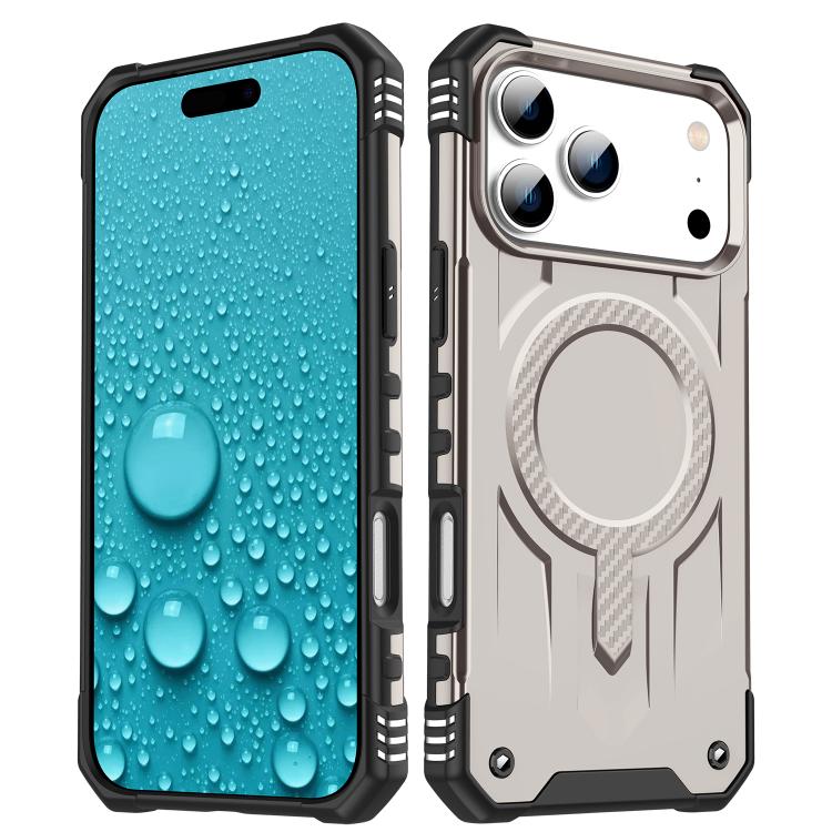 For iPhone 17 Pro Straship MagSafe TPU Hybrid PC Phone Case(Gold)