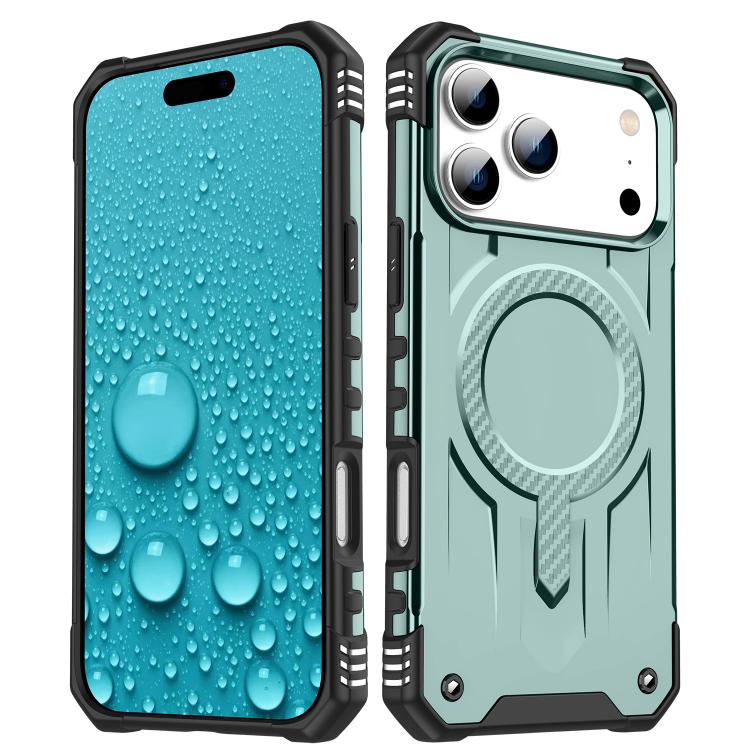 For iPhone 17 Pro Straship MagSafe TPU Hybrid PC Phone Case(Midnight Green)
