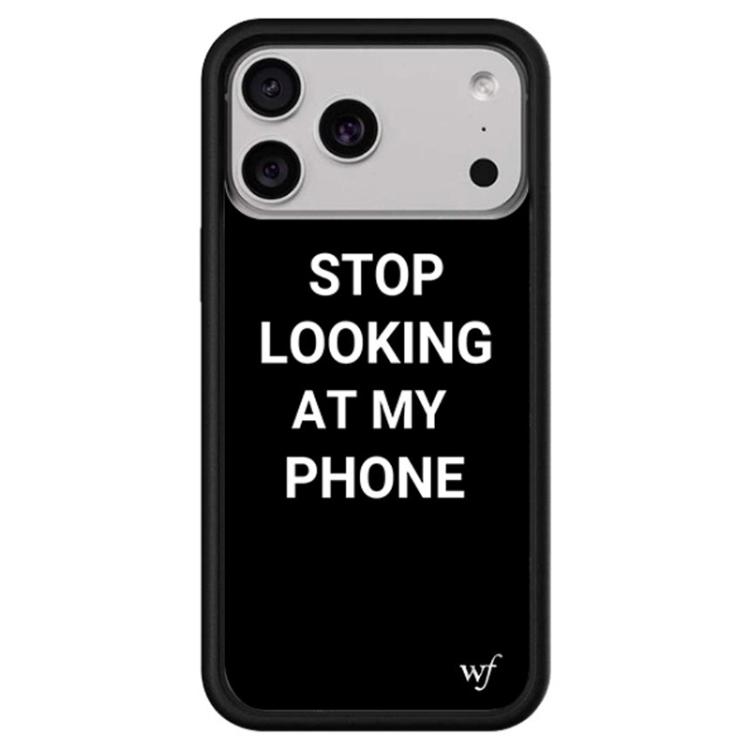 For iPhone 17 Pro WildFlow Fairy Tales Series Pattern Phone Case(Stop Words)
