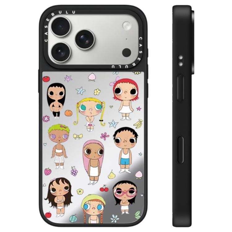 For iPhone 17 Pro YUY Series Pattern Camera Control Button Mirror Phone Case(YUY Friends)