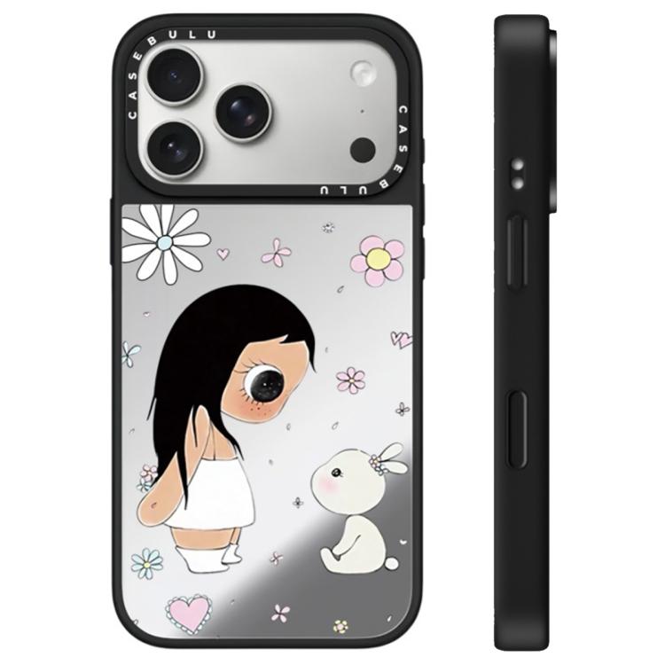 For iPhone 17 Pro YUY Series Pattern Camera Control Button Mirror Phone Case(YUY Rabbit)