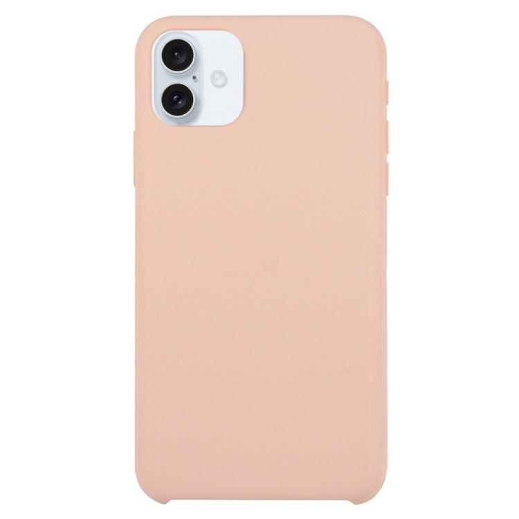 For iPhone 17 Solid Silicone Phone Case(Pink)