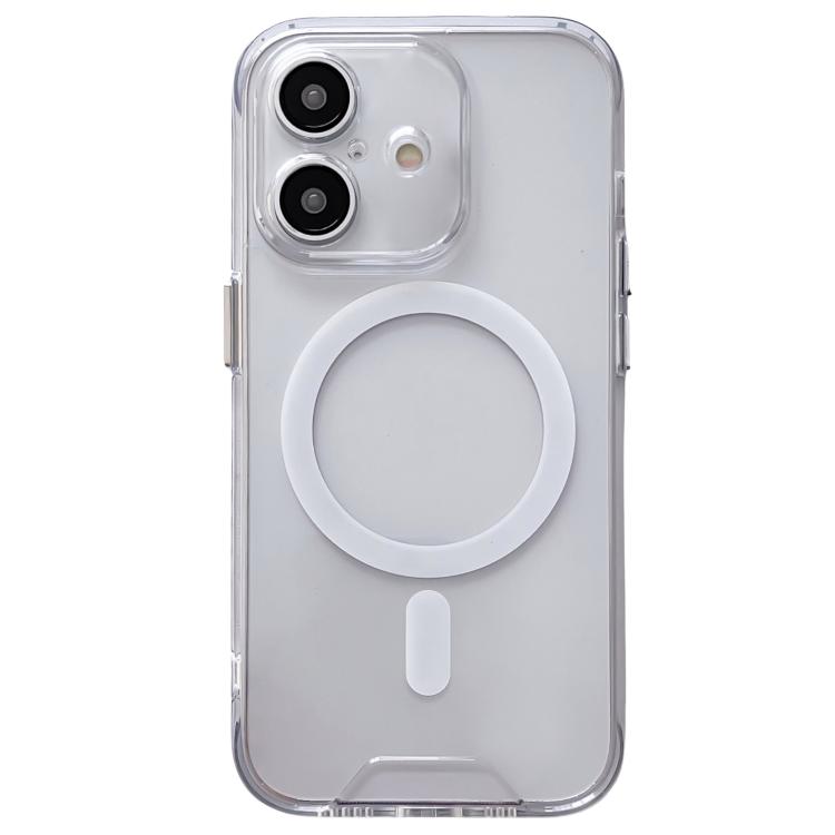 For iPhone 17 Space MagSafe Acrylic Hybrid TPU Phone Case(Transparent)