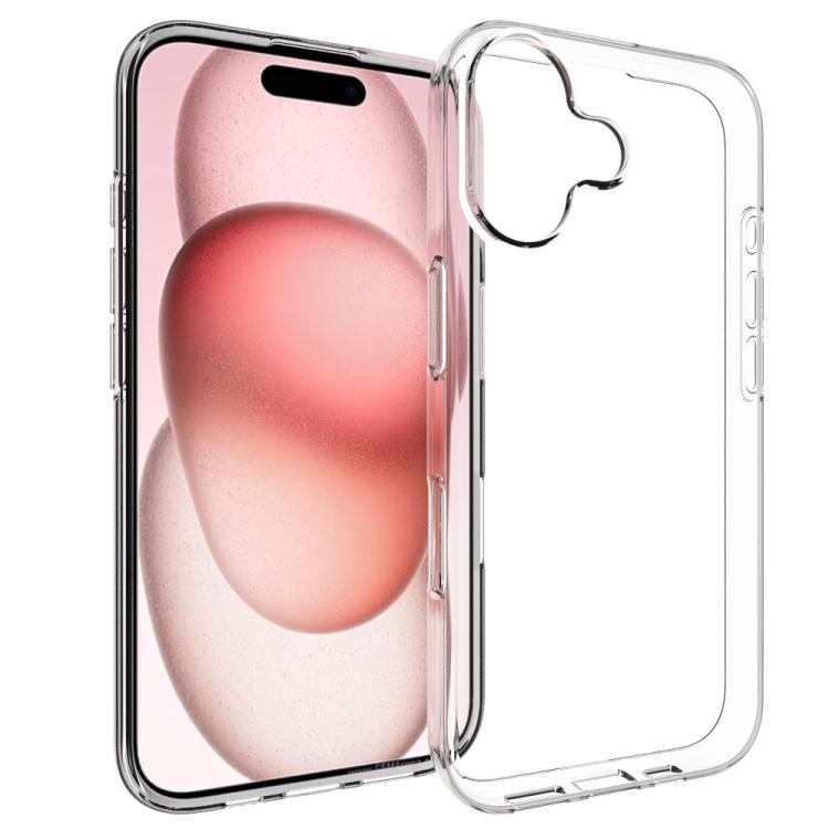 For iPhone 17 Waterproof Texture TPU Phone Case(Transparent)