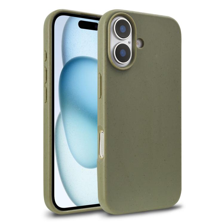 For iPhone 17 Wheat Straw TPU Phone Case(Army Green)
