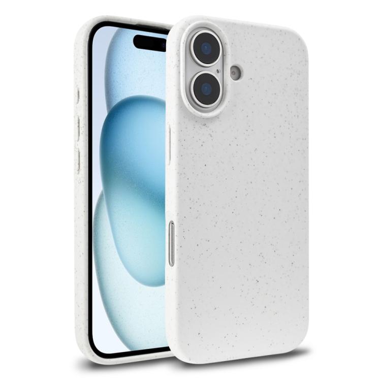 For iPhone 17 Wheat Straw TPU Phone Case(White)