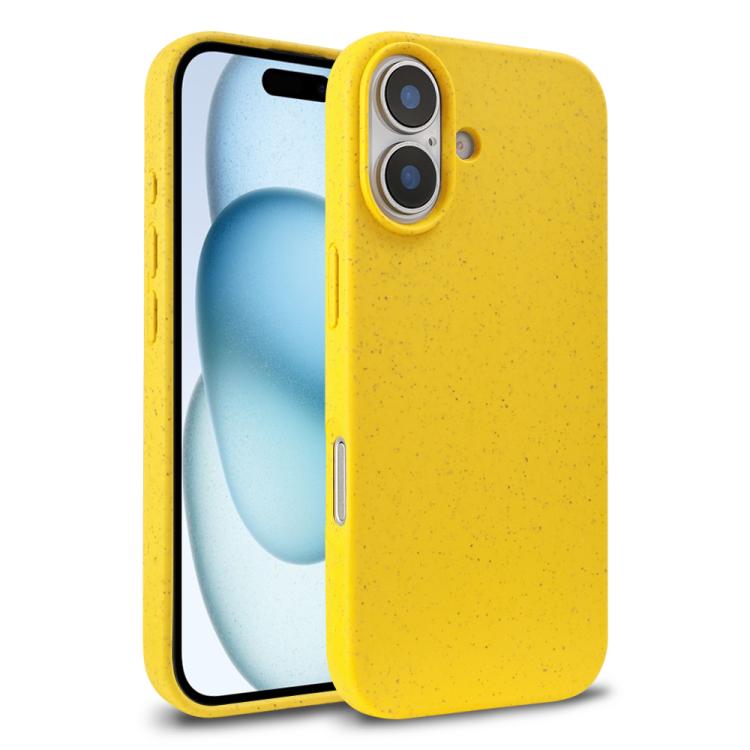 For iPhone 17 Wheat Straw TPU Phone Case(Yellow)