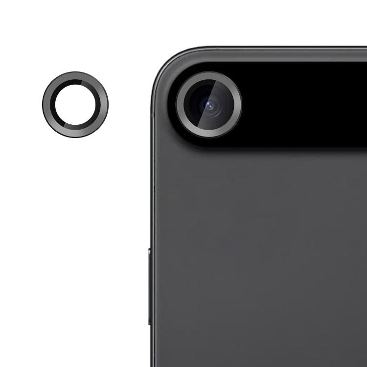 For iPhone Air Kalebol No Flicker Ultra-Thin Individual Camera Lens Tempered Glass Film(Black)