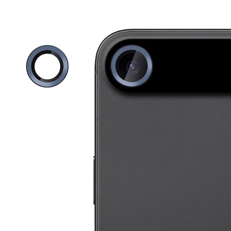 For iPhone Air Kalebol No Flicker Ultra-Thin Individual Camera Lens Tempered Glass Film(Titanium Blue)