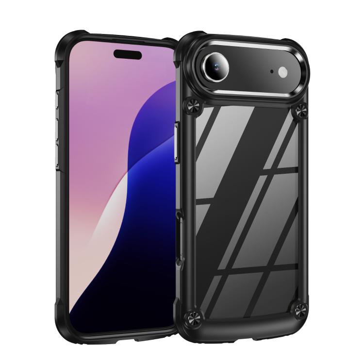 For iPhone Air TPU + PC Lens Protection Phone Case(Black)