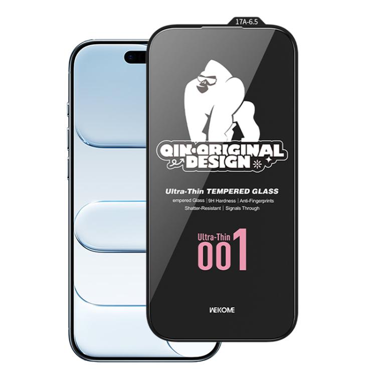 For iPhone Air WK WTP-113 Qin Series 9D Curved Ultra-thin 001 HD Tempered Glass Film