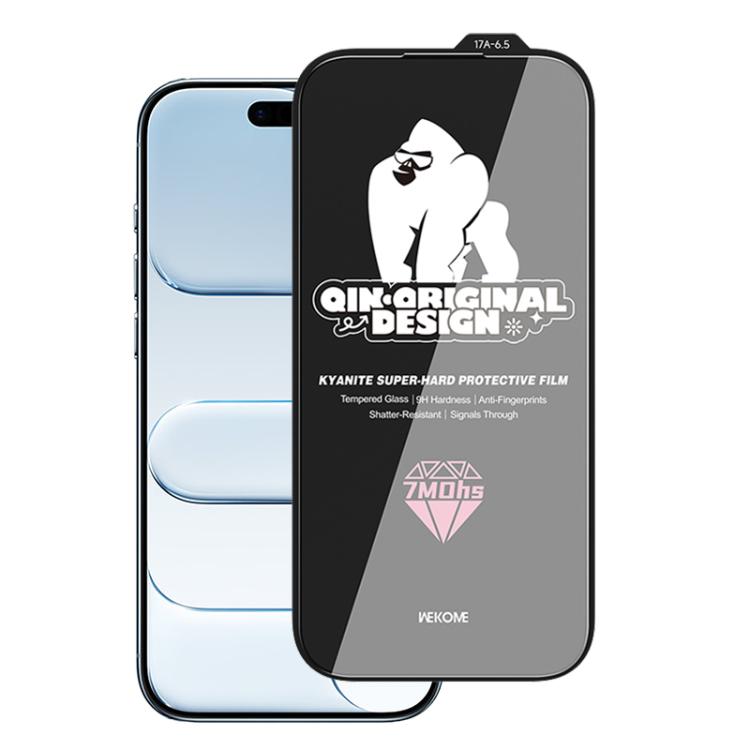 For iPhone Air WK WTP-129 Qin-Original Design 9D Curved Kyanite Ultra-Hard Tempered Glass Film