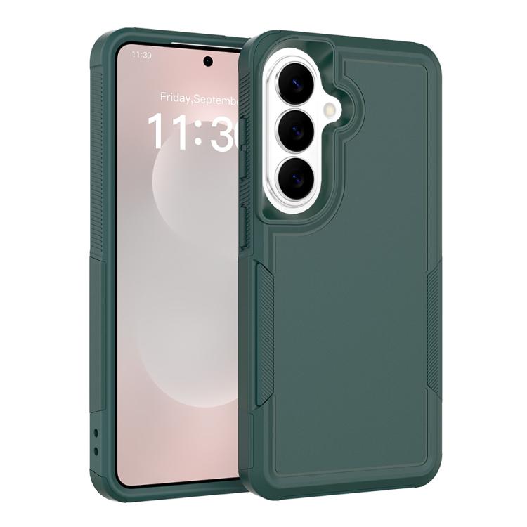 For Samsung Galaxy S26 5G 2 in 1 PC + TPU Phone Case(Dark Green)