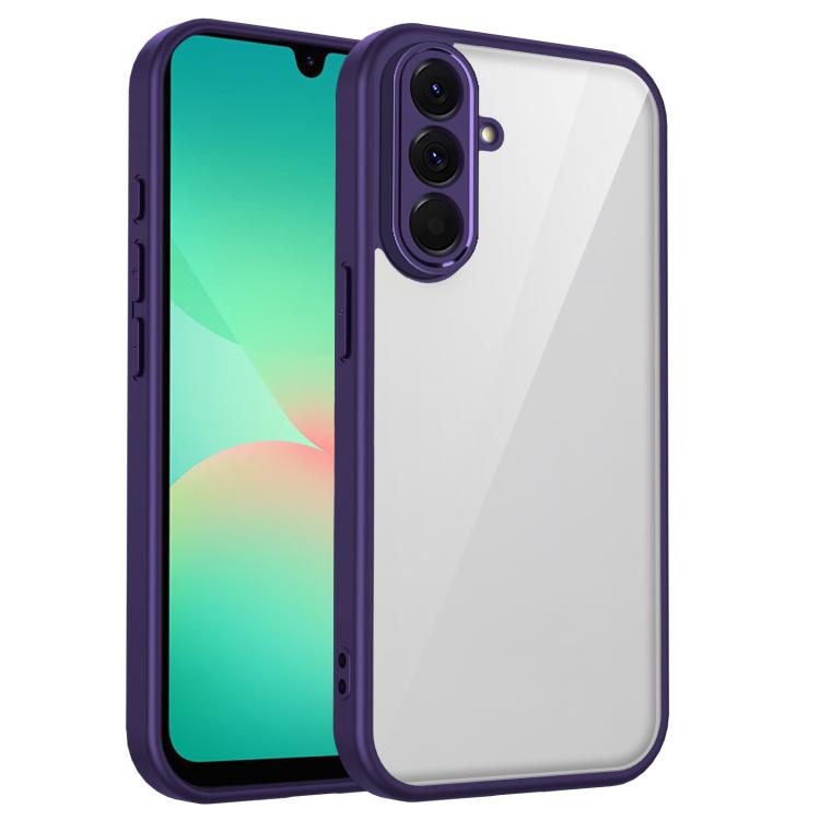 For Samsung Galaxy S26 5G Matte PC Skin-feel Shockproof Phone Case(Purple)