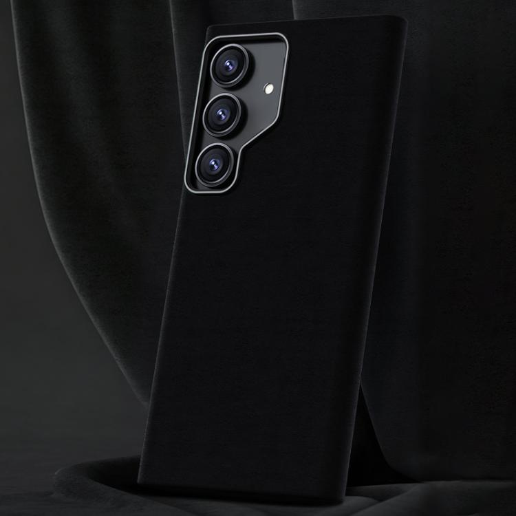 For Samsung Galaxy S26 5G Ottilan Series Full Coverage Magnetic Microfiber Leather PC Phone Case(Black)