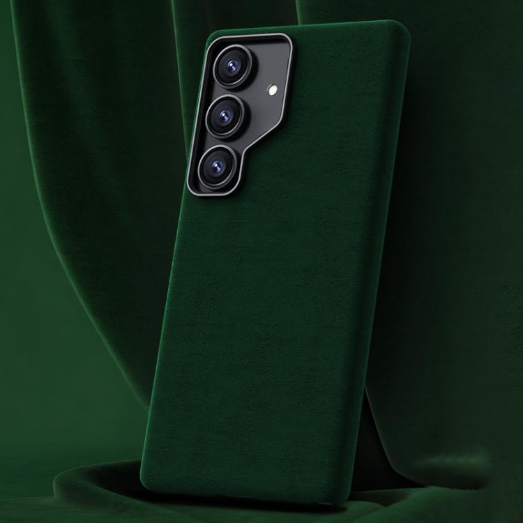 For Samsung Galaxy S26 5G Ottilan Series Full Coverage Magnetic Microfiber Leather PC Phone Case(Dark Green)
