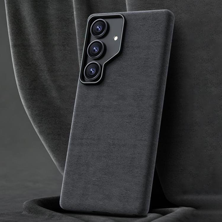 For Samsung Galaxy S26 5G Ottilan Series Full Coverage Magnetic Microfiber Leather PC Phone Case(Grey)
