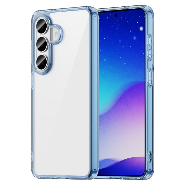 For Samsung Galaxy S26 5G PC Hybrid TPU Airbag Shockproof Phone Case(Transparent Blue)