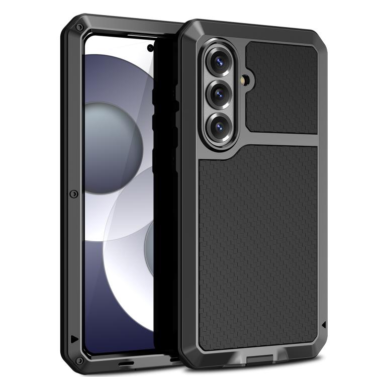 For Samsung Galaxy S26 5G RedPepper Metal Triple-proof Heat Dissipation Phone Case(Black)