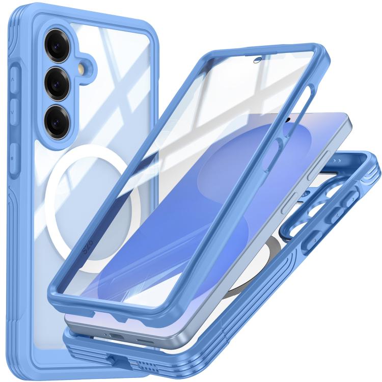For Samsung Galaxy S26 5G RedPepper Tempered Glass MagSafe Phone Case(Sky Blue)