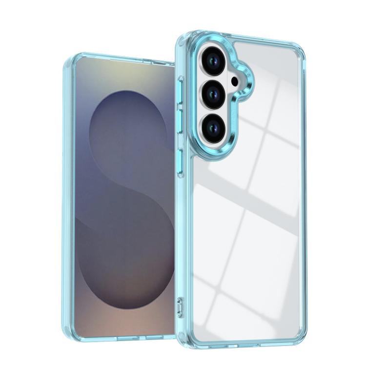 For Samsung Galaxy S26 5G Shine High Transparency Acrylic Phone Case(Blue)