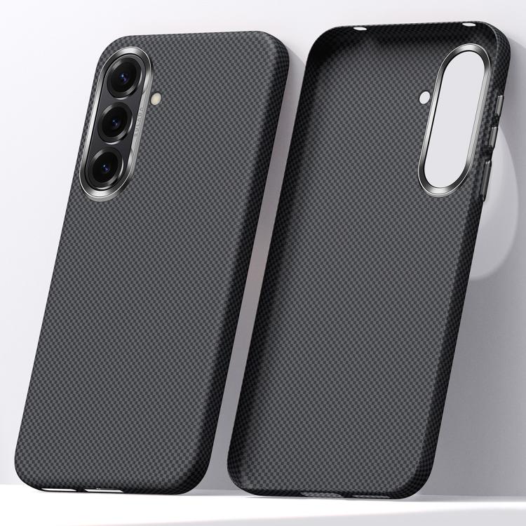 For Samsung Galaxy S26 5G SULADA Kevlar Grid Patterned Skin Feel Phone Case(Black)