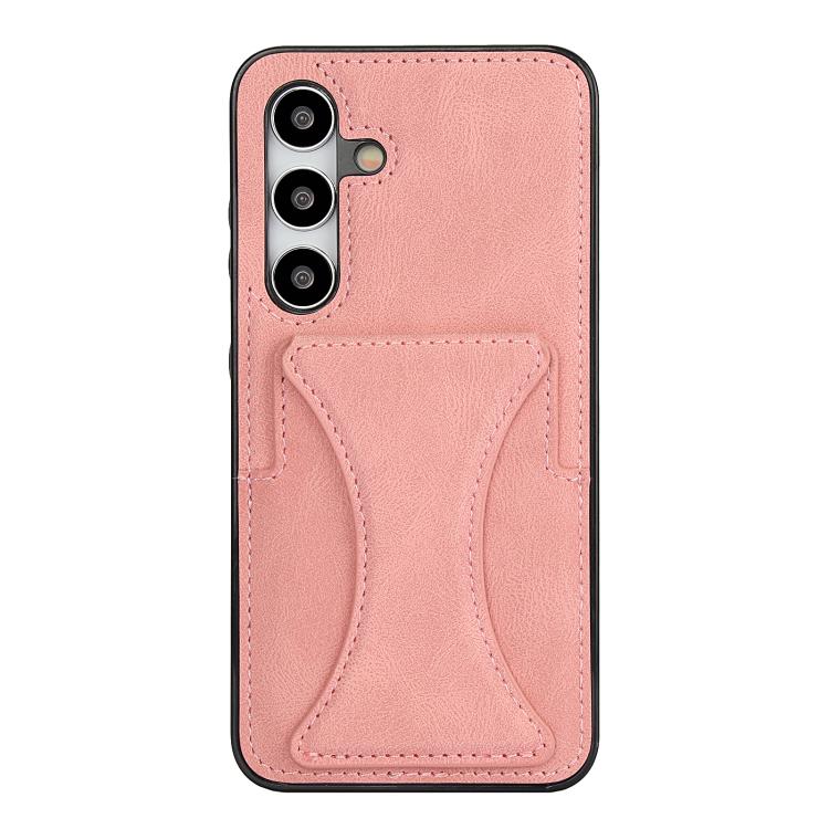 For Samsung Galaxy S26 5G Ultra-thin Shockproof Phone Protective Case with Holder(Rose Gold)
