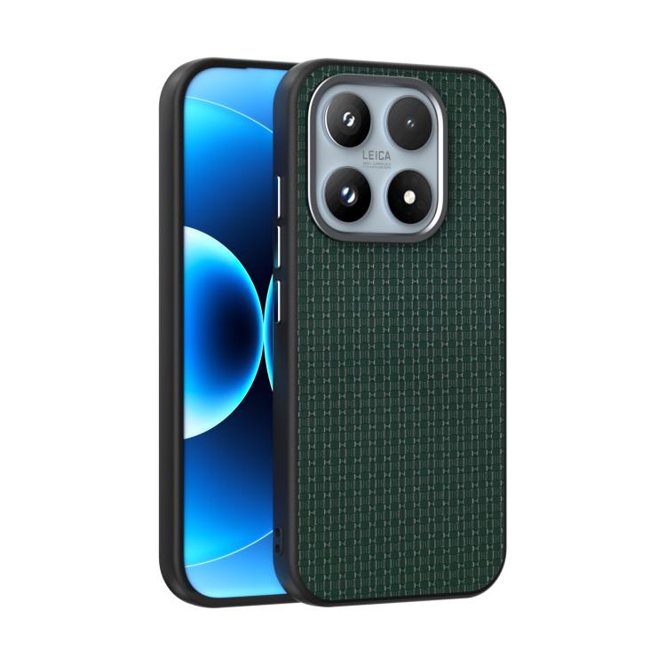 For Xiaomi 17 ABEEL Ruyi Pattern 6D Micro Relief MagSafe Leather Phone Case(Green)