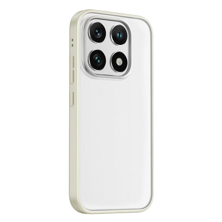 For Xiaomi 17 Airbag Anti-fall PC Hybrid TPU Phone Case(Beige)