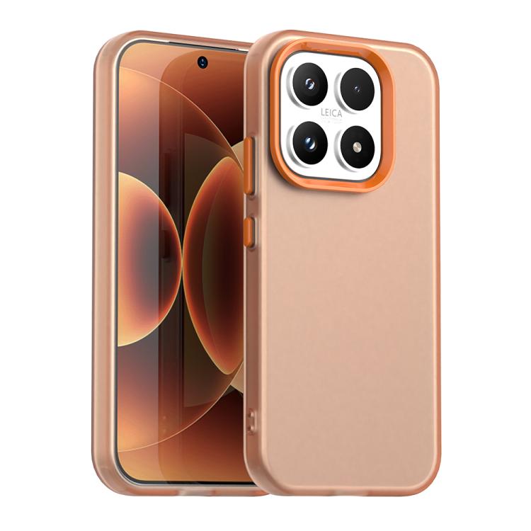 For Xiaomi 17 Candy PC Hybrid TPU Shockproof Phone Case(Orange)