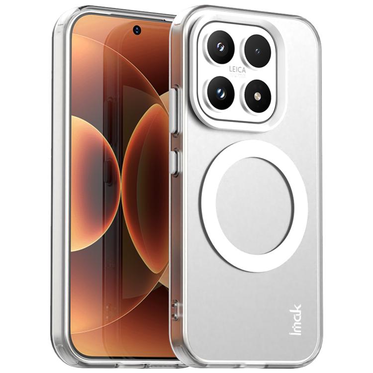 For Xiaomi 17 IMAK Chocolate Series TPU + PET MagSafe Phone Case(White)