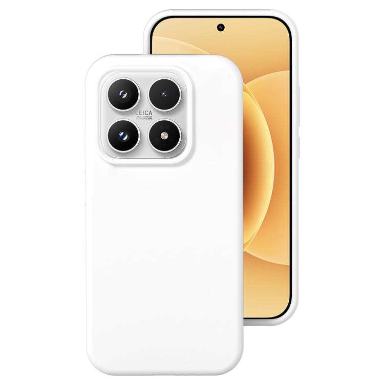 For Xiaomi 17 Liquid Silicone Skin-friendly Shockproof Phone Case(White)