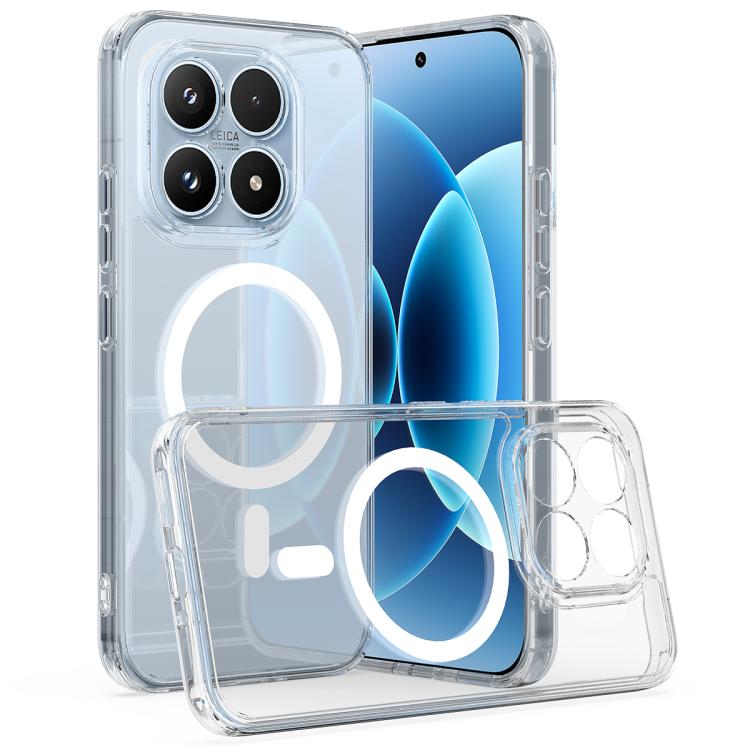 For Xiaomi 17 MagSafe Clear Acrylic PC Hybrid TPU Phone Case(Transparent)