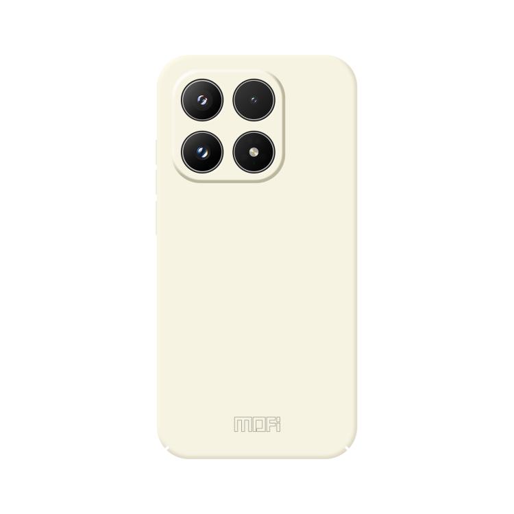 For Xiaomi 17 MOFI Qin Series Skin Feel All-inclusive PC Phone Case(Beige)