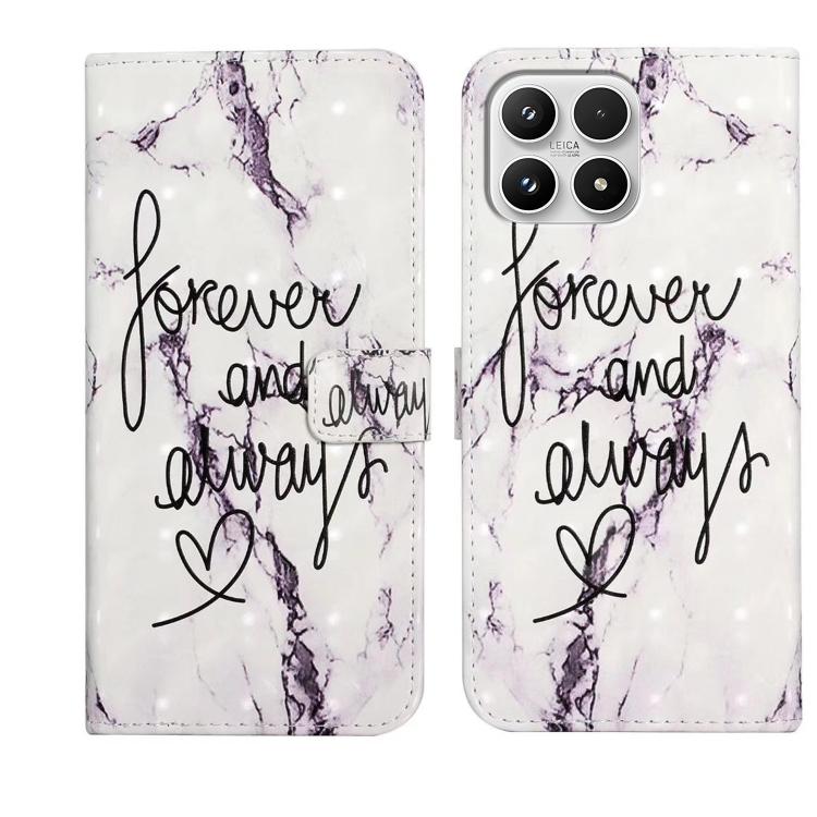 For Xiaomi 17 Oil Embossed 3D Drawing Leather Phone Case(Words Marble)
