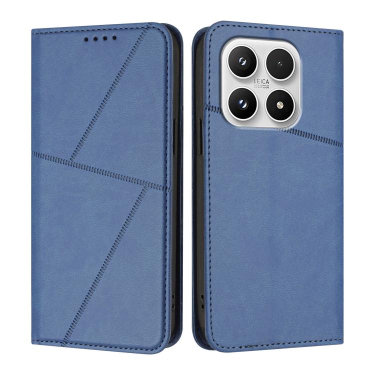 For Xiaomi 17 Strong Magnetic Frosted Flip Leather Phone Case(Royal Blue)